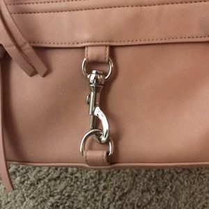 Pale pink cross body bag